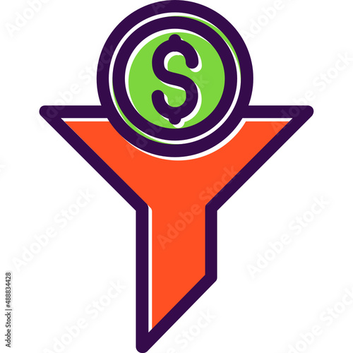Funnel Dollar Icon