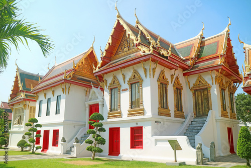 Wallpaper Mural Song Phanuat Throne Hall Used by King Rama V During His Monkhood Moved and Reassembled in Wat Benchamabophit (The Marble Temple), Bangkok, Thailand Torontodigital.ca