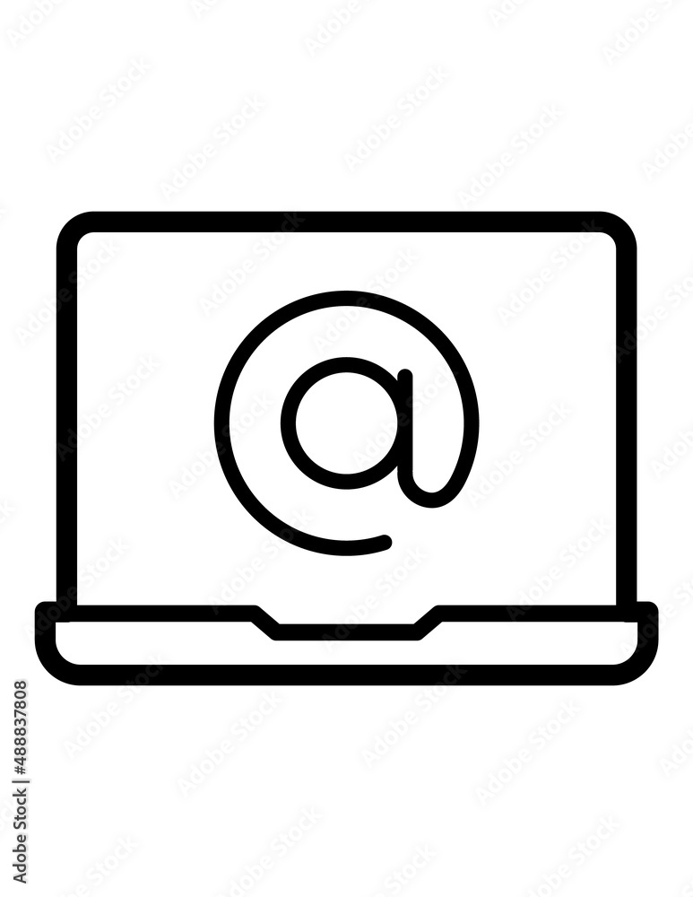 Email Flat Icon Isolated On White Background Email Flat Icon Isolated On White Background