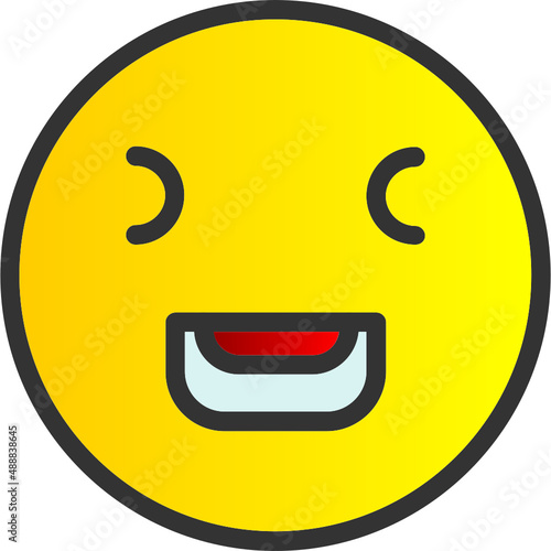 Laugh Squint Icon