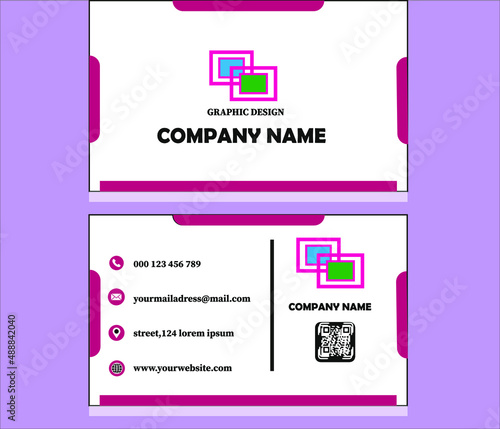 template, business card