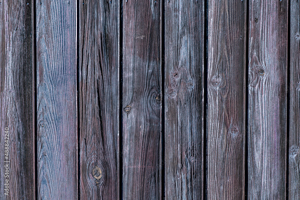 Naklejka premium tło ze starych wypłowiałych desek o chłodnym odcieniu
