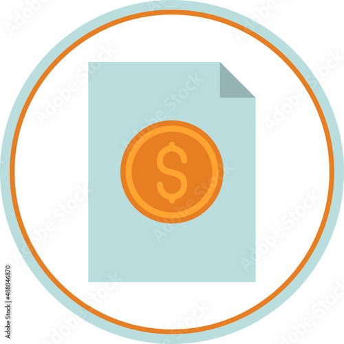 File Invoice Dollar Icon