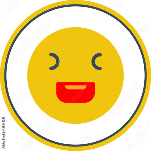 Laugh Squint Icon