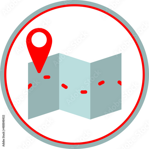 Map Marked Icon