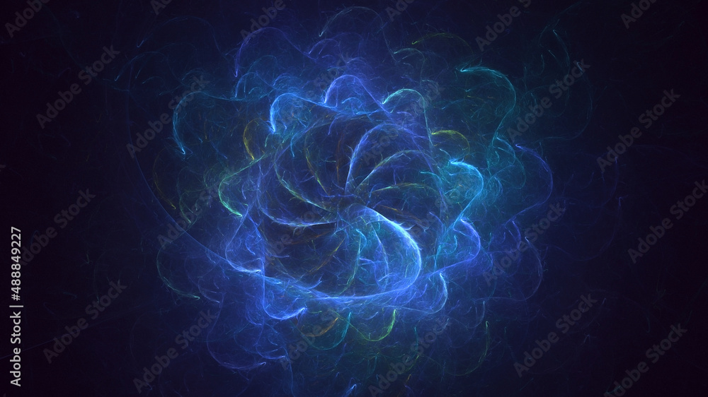 3D rendering abstract colorful fractal light background 3D rendering abstract colorful fractal light background