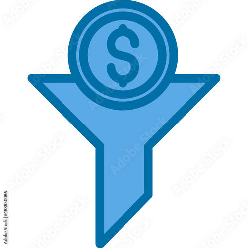 Funnel Dollar Icon