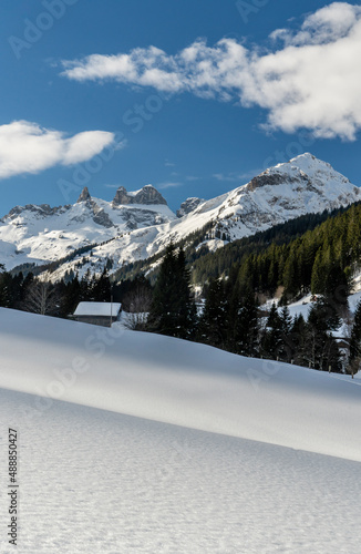 Winter in den Alpen