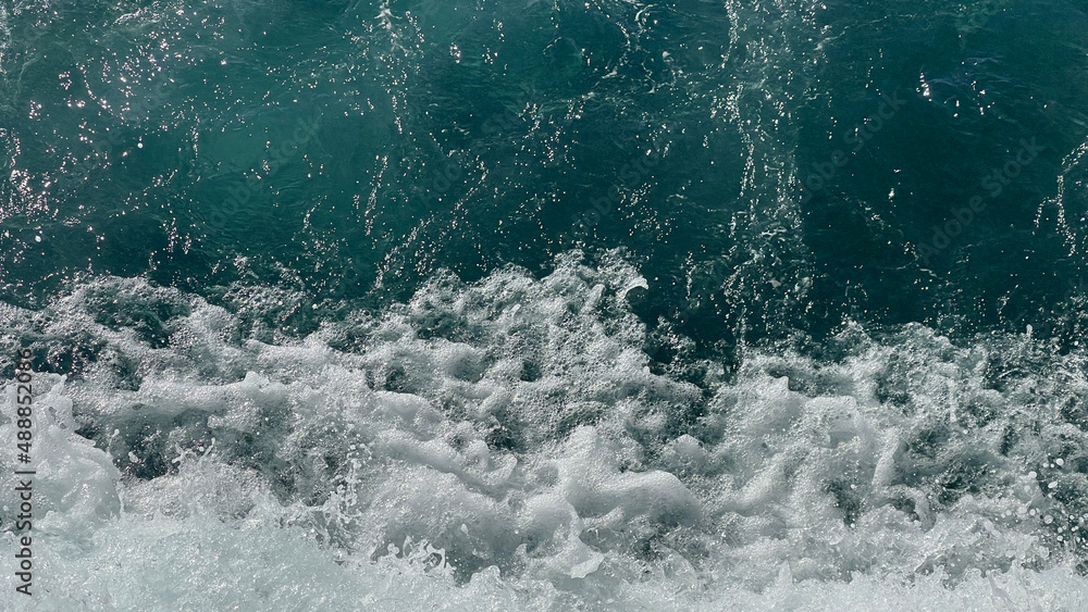 water flowing into the water water flowing into the water