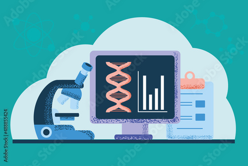 DNA microscope, computer