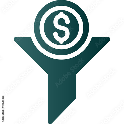 Funnel Dollar Icon