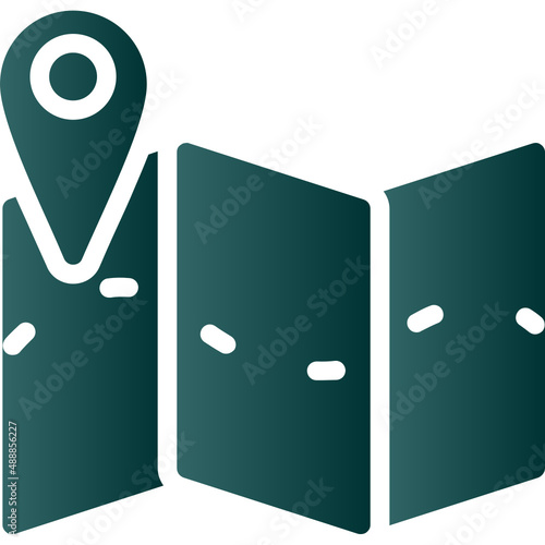 Map Marked Icon