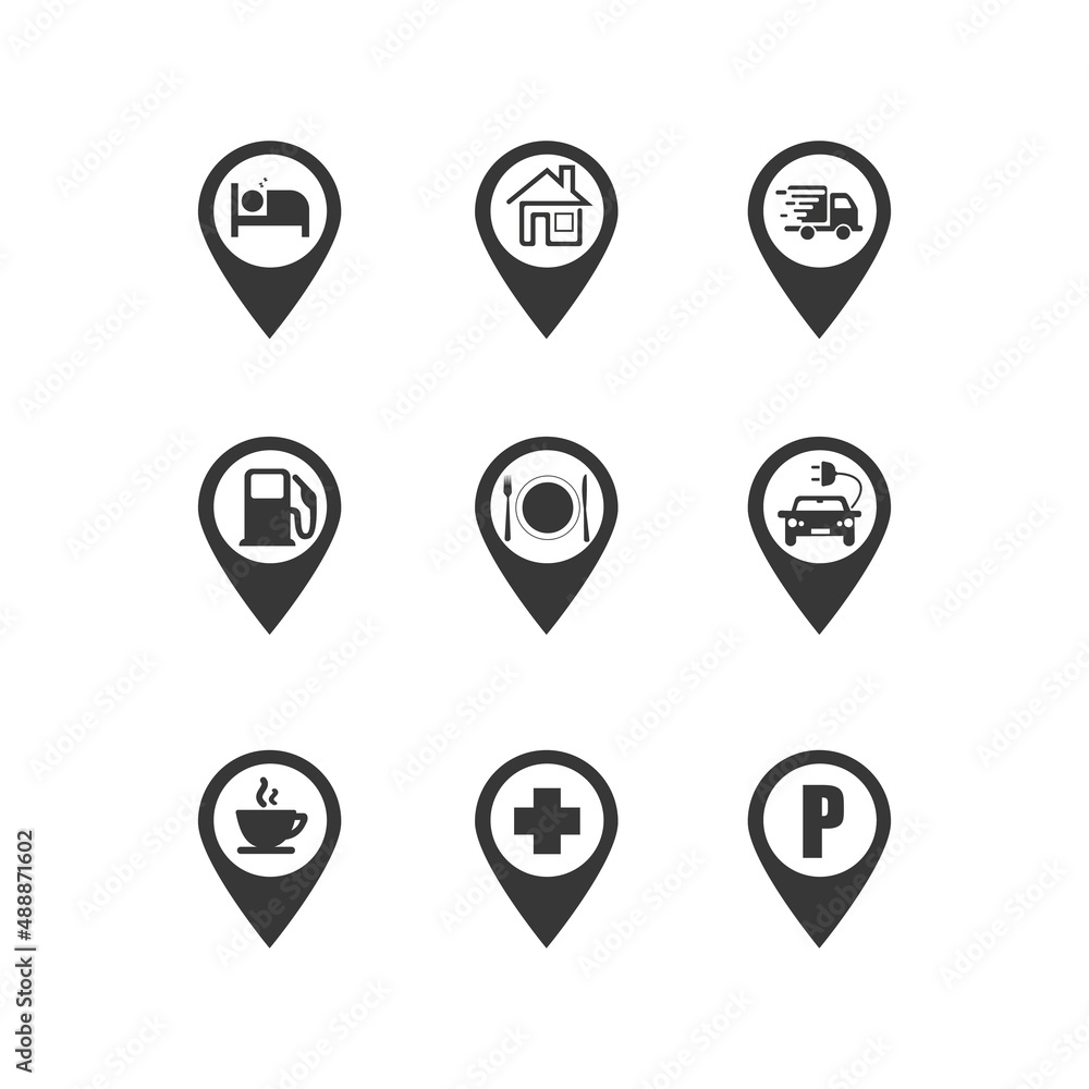 House location icon. Great vectors for travel, social networks, internet applications House location icon. Great vectors for travel, social networks, internet applications