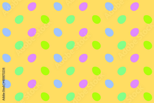 Colorful pattern background with easter eggs