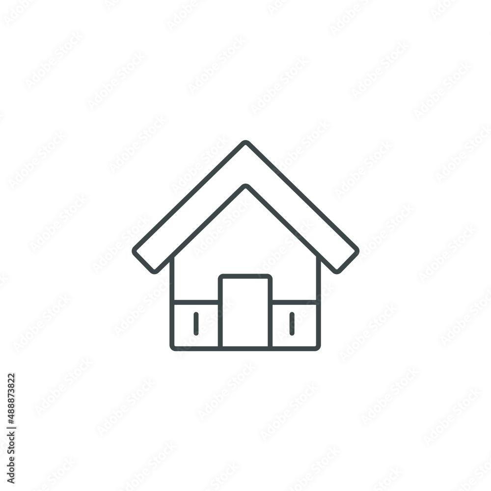 House icons symbol vector elements for infographic web House icons symbol vector elements for infographic web