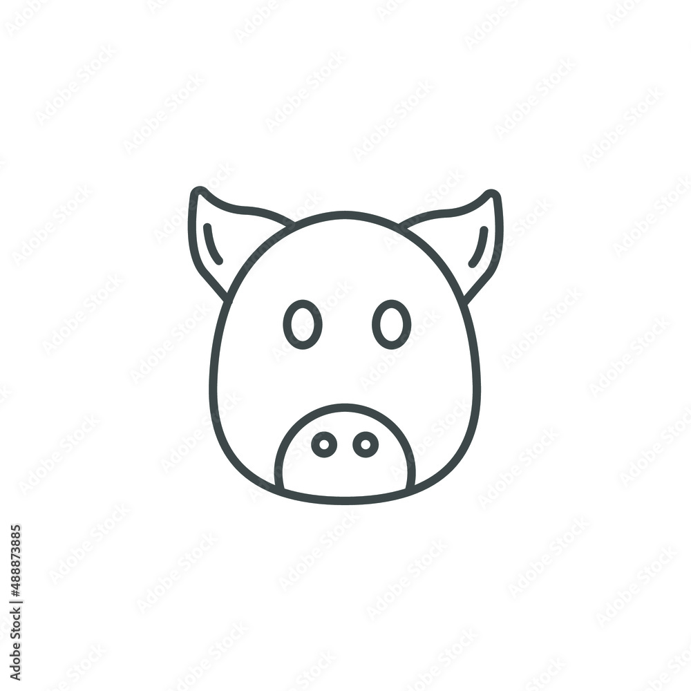 pig icons symbol vector elements for infographic web pig icons symbol vector elements for infographic web