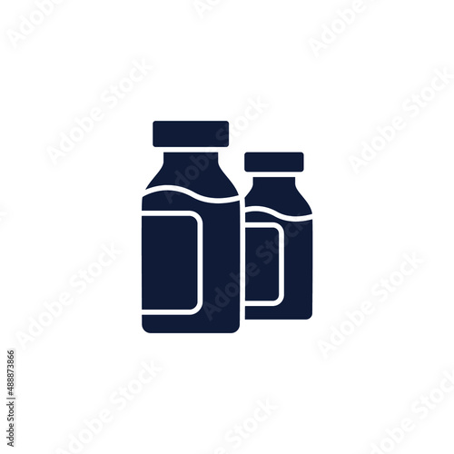  Milk Products icons symbol vector elements for infographic web