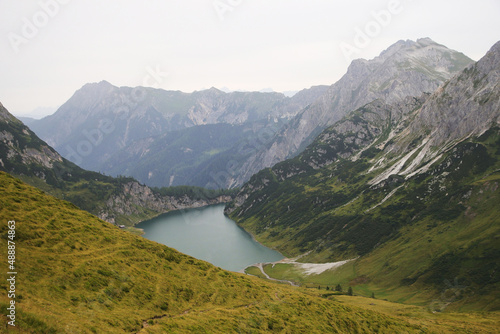 Panorama of Tappenkarsee valley, Austria   © nastyakamysheva
