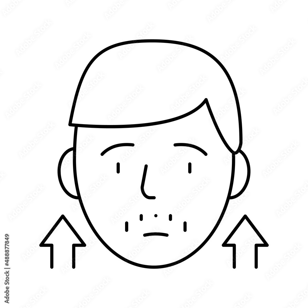 precocious puberty endocrinology line icon vector illustration precocious puberty endocrinology line icon vector illustration