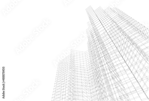 skyscraper in perspective