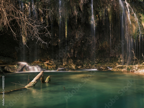 Fototapeta Naklejka Na Ścianę i Meble -  beautiful waterfall in the nature