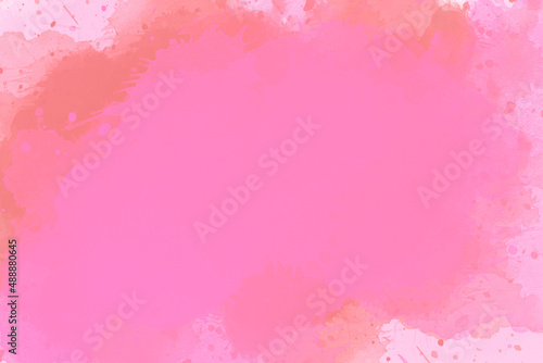 Love background in bright barbie pink surrounded by red in a fresh young splash style