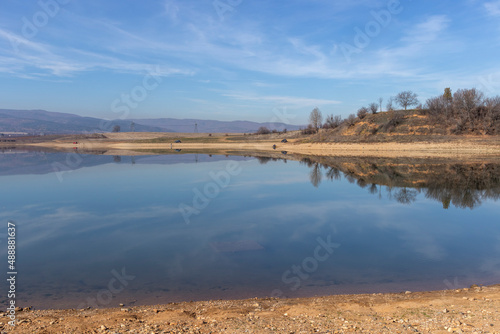 Amazing view of Drenov Dol reservoir, Bulgaria