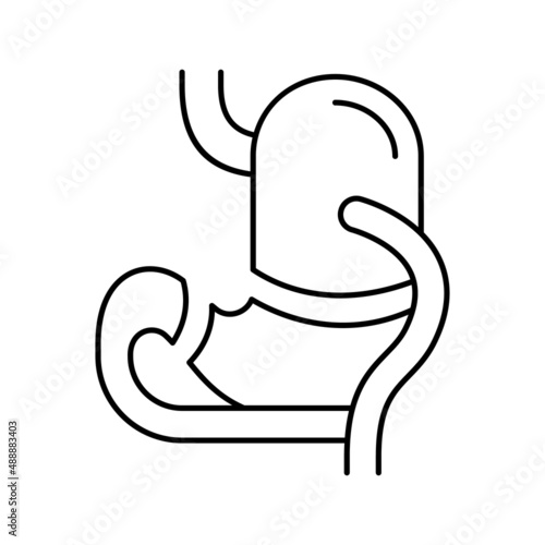 bdp bariatric line icon vector illustration