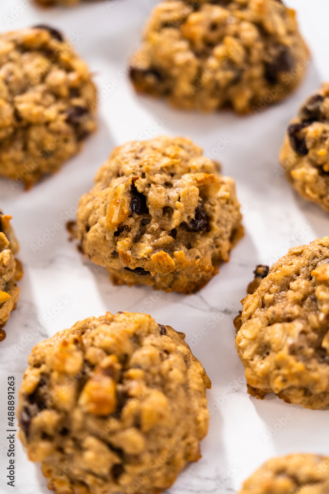 Soft Oatmeal Raisin Walnut Cookies Soft Oatmeal Raisin Walnut Cookies