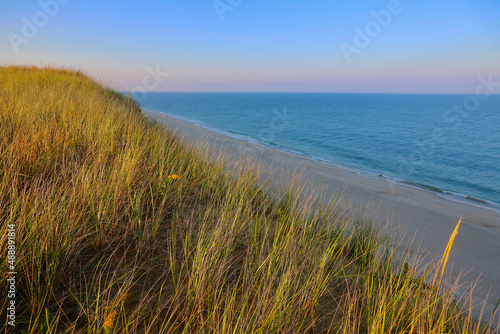 Fototapeta Naklejka Na Ścianę i Meble -  Sunset at the Cape Cod National Seashore