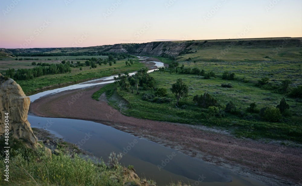 Obraz premium river in national park 