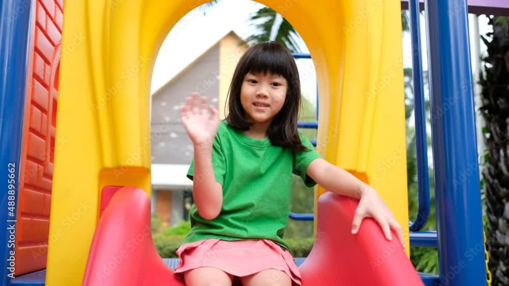 slow motion of child playing slide. activity for kid.
slow motion of child playing slide. activity for kid.