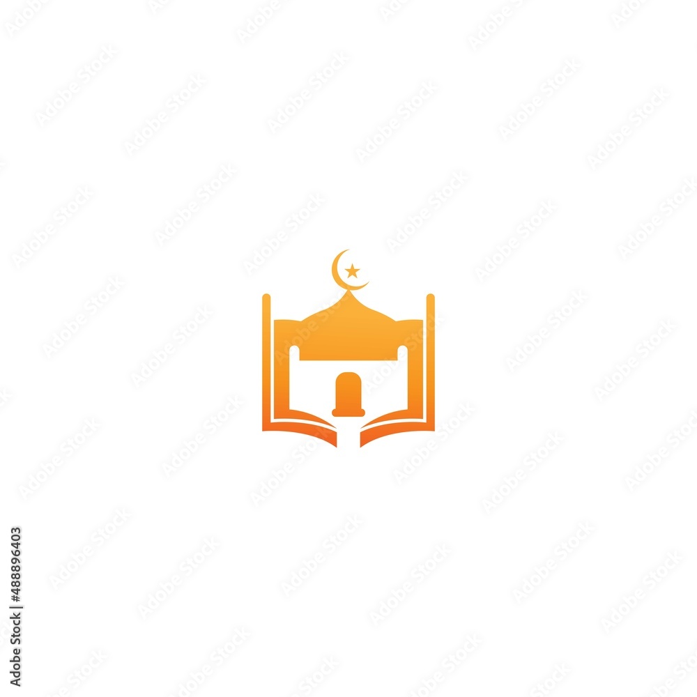Mosque logo icon design template Mosque logo icon design template