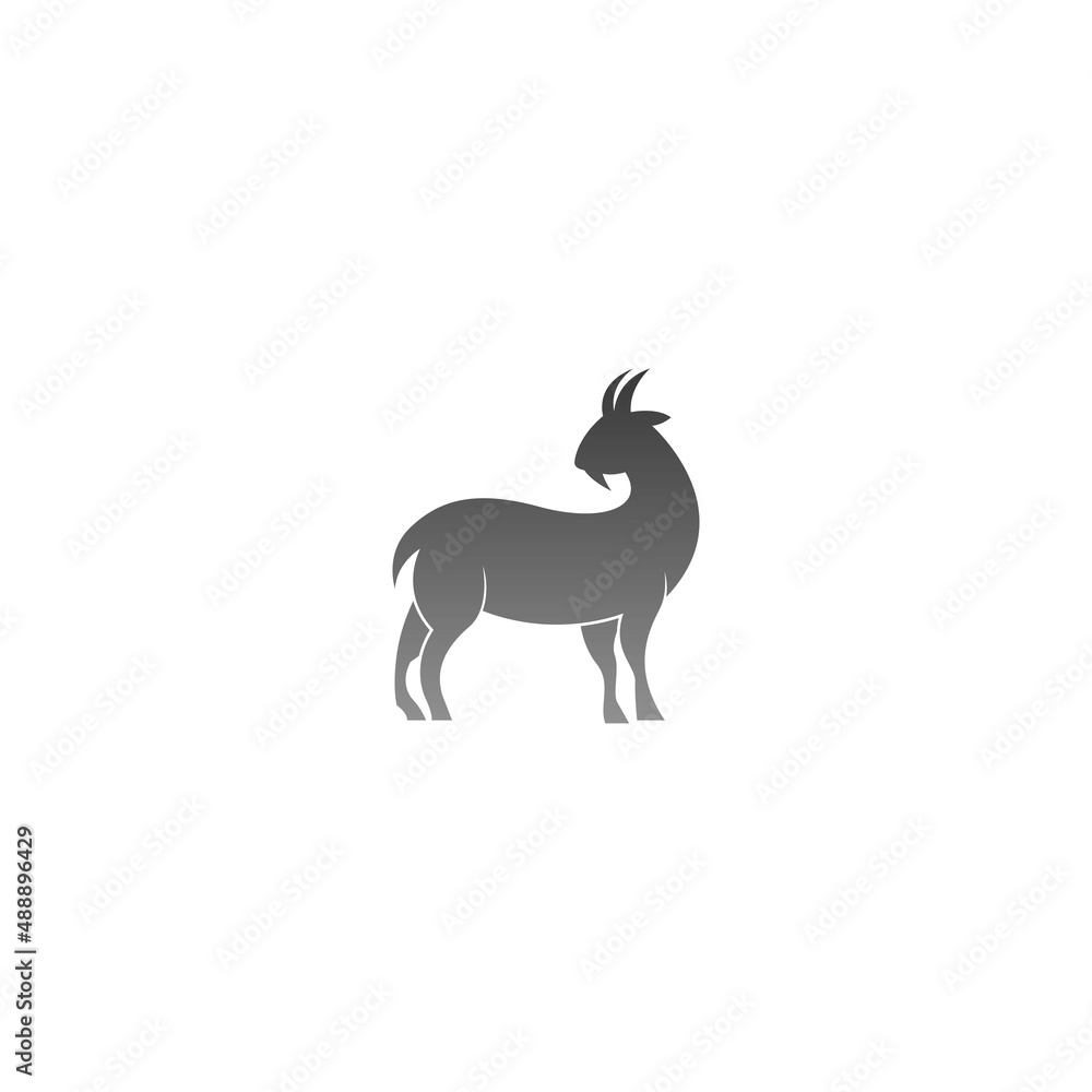 Goat logo icon illustration template