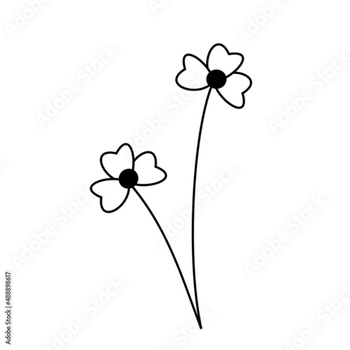 Decorative flower illustration