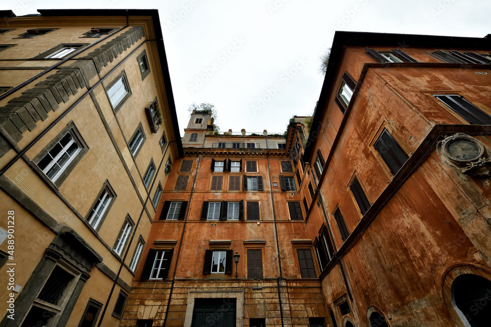 Obraz premium Street city of Roma, Italy 