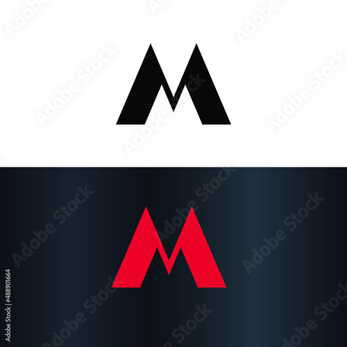 Letter M Creative Unique Modern Vector Logo Design