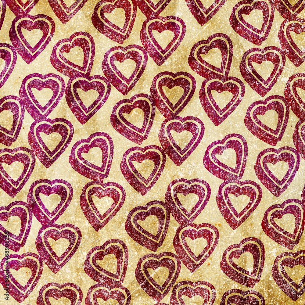 Fototapeta premium abstract hearts
