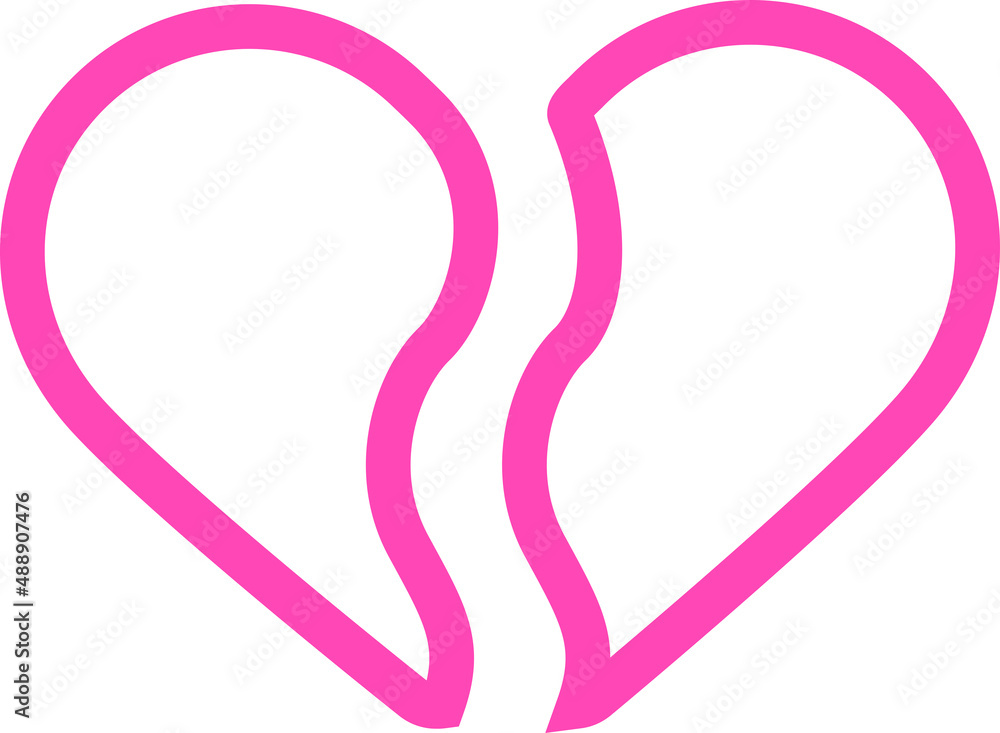 love line icon, editable stroke and color. love line icon, editable stroke and color.