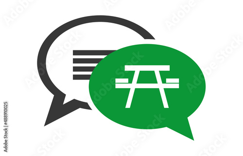 Logo table de pique-nique.