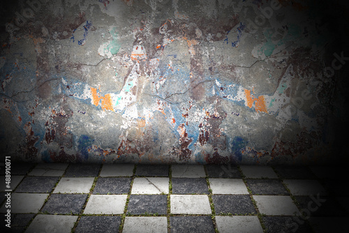 Abstract grunge Interior