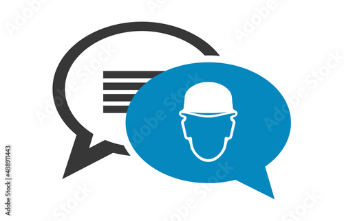 Logo port du casque.