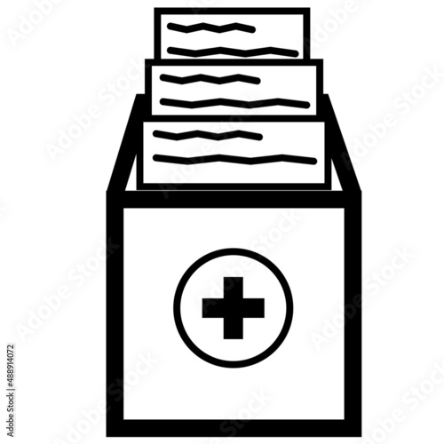 doctor appointment request icon on white background. doctor appointment schedule request sign. flat style.