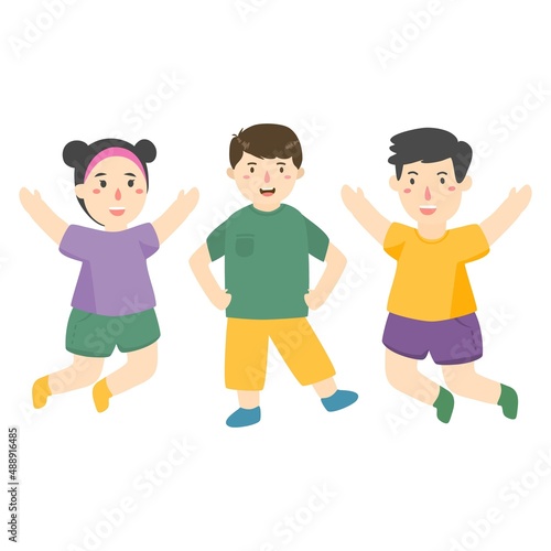 happy kids together