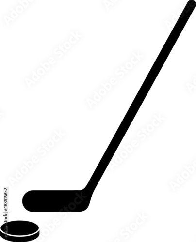 Hokey stick vector icon on white background..eps