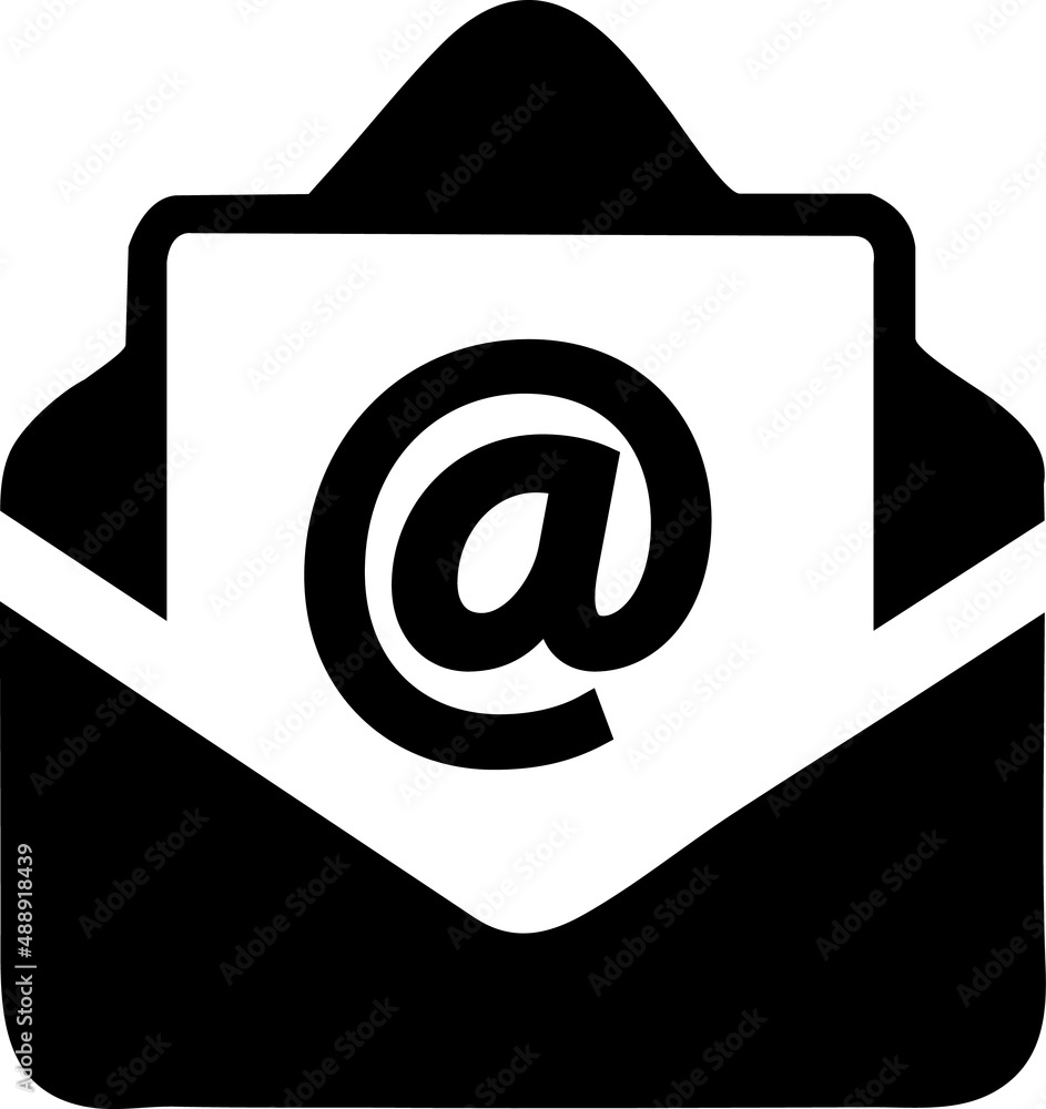 Mail icon. Vector illustration on white background..eps