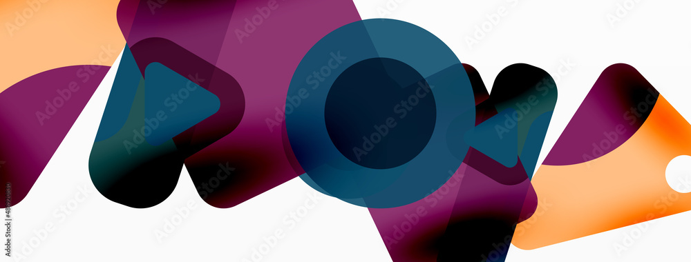 Primitive geometric shapes - line, triangle, square and circle composition. Vector geometric minimal abstract background for wallpaper, banner, background, landing page Primitive geometric shapes - line, triangle, square and circle composition. Vector geometric minimal abstract background for wallpaper, banner, background, landing page