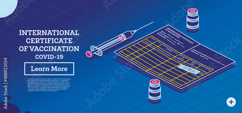 International Certificate of Vaccination - Coronavirus Covid-19.