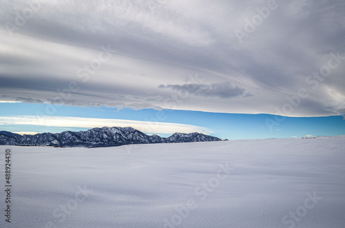 snow covered mountains © Liliya