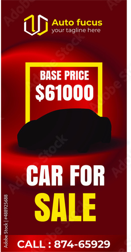 Car Outdoor Banner Design